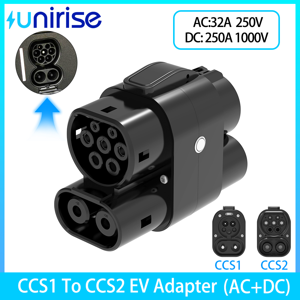 CCS1 to CCS2 EV Adapter AC+DC  - Ccs2 To Ccs1 Fast Charge Adapter 250Kw ulasan dan harga