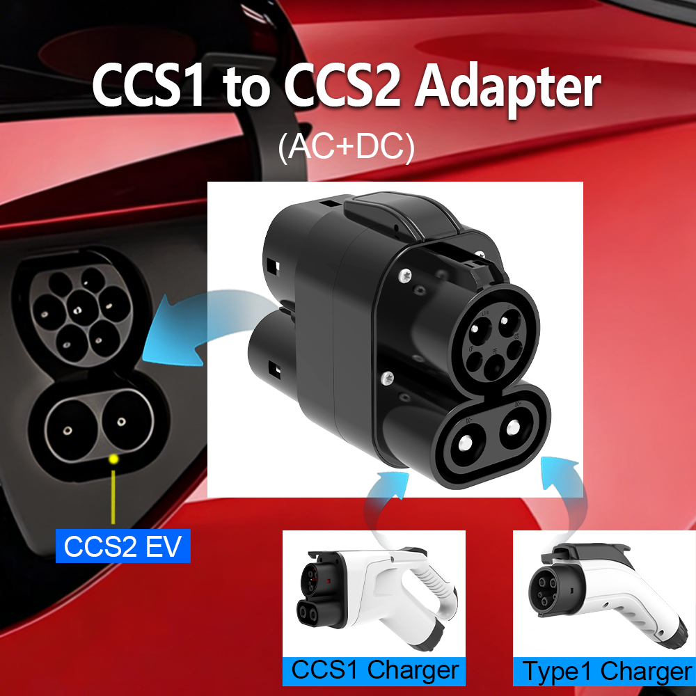 CCS1 to CCS2 EV Adapter AC+DC  - Ccs2 To Ccs1 Fast Charge Adapter 250Kw ulasan dan harga