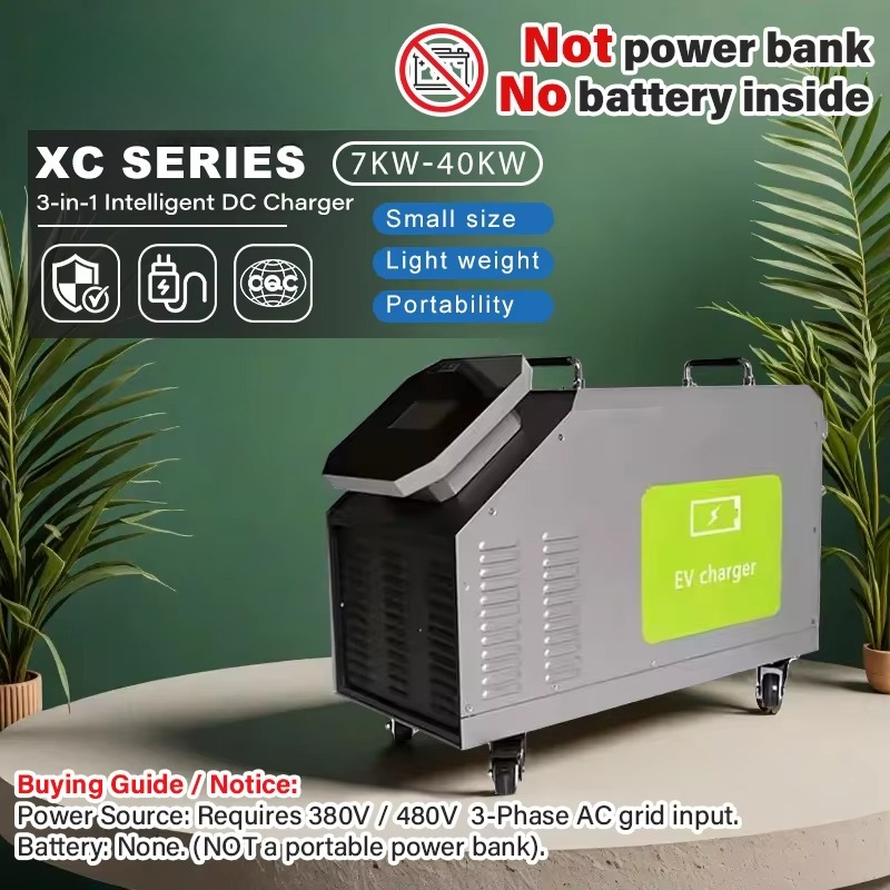 480V 3 Phase AC Power Input 7k - Portable Dc Fast Charger 20Kw Ccs2 ulasan dan harga