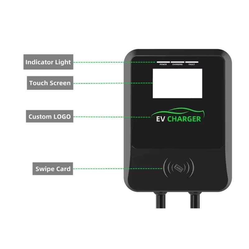 Wallbox 22kW EV Charging Stati - 22Kw Wallbox Type 2 Ocpp Rfid ulasan dan harga